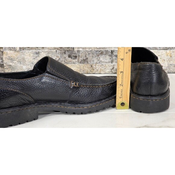 Born Men's Preston Leather Loafers Black Slip On Casual Lug Sole 10.5 | 44.5 - Picture 12 of 12
